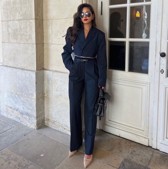 Zara cropped jacket blazer - Picture 3 of 17